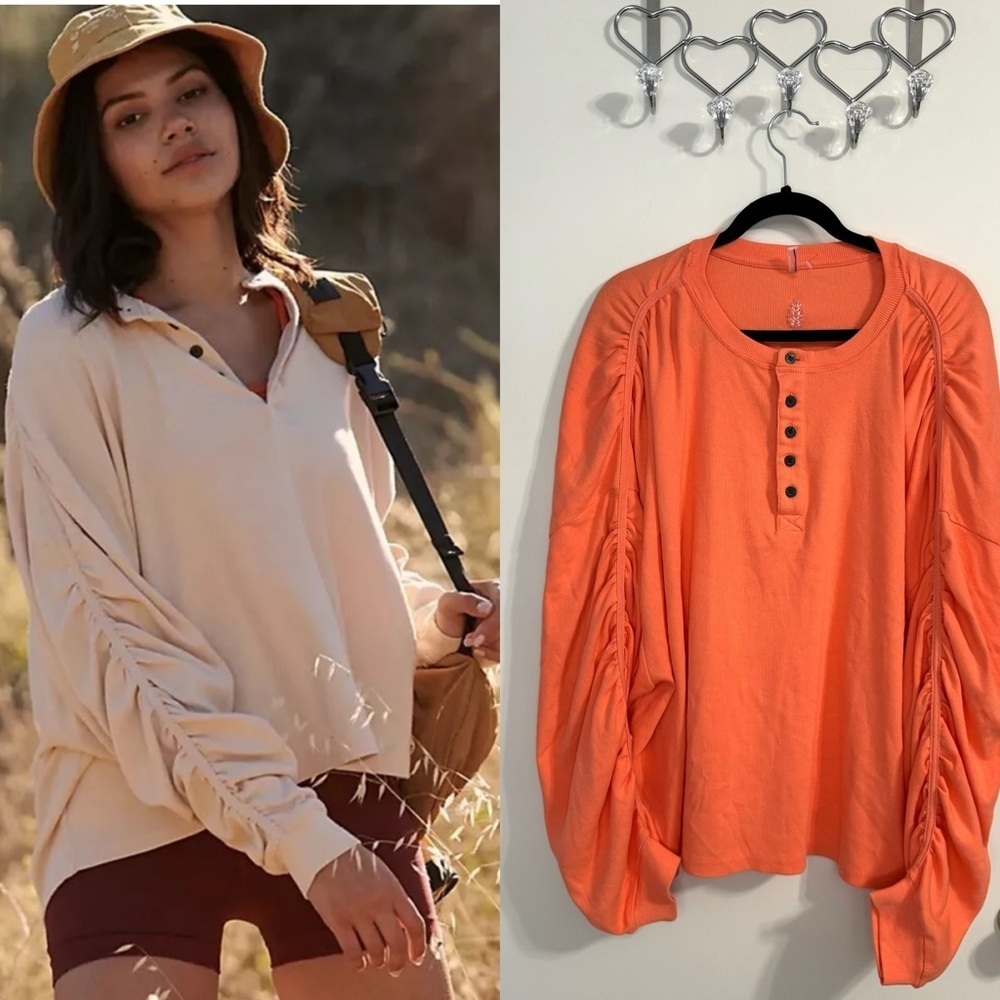 NWOT Free People Movement Flow State Layer Long Sleeve Large